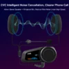 Fodsports FX6 intercom motorcycle helmet headset 6 riders 800m FM radio wireless headsets for all type helmets - Image 3
