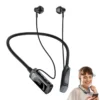 Wireless Earphones Neckband Headphones Digital Display Screen Sports Headset Halter Magnetic Earbuds