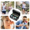 Stereo Wireless Earbuds Wireless LED Display Earphones Sweat-Resistant Stylish Earbuds Portable Headphones For Running Travel - Image 3