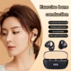 U2 Ear-Clip Bluetooth Headphones Bone Conduction Earphone Wireless Earbuds Handsfree Stereo Ear-Clip Earphones Sports Headset