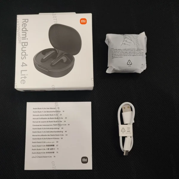 Mijia Xiaomi Redmi Buds 4 Lite Earphone TWS Bluetooth 5.3 Active Noise Cancelling Earbuds Long Battery Life IP54 Headset 2023New - Image 3