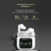 Touch Screen Earbuds Smart Noise Cancelling Earbuds Multipurpose Stylish Earbuds Portable Headphones With Charging Case For - Image 5
