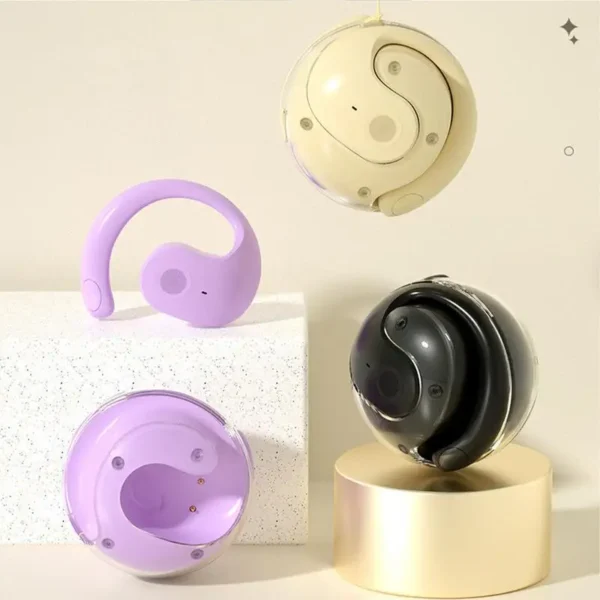 Wireless Ear Pods Waterproof Wireless Intelligent Earbuds Noise Reduction Ear Pods Ergonomic Ear-Mounted Earphone - Image 2
