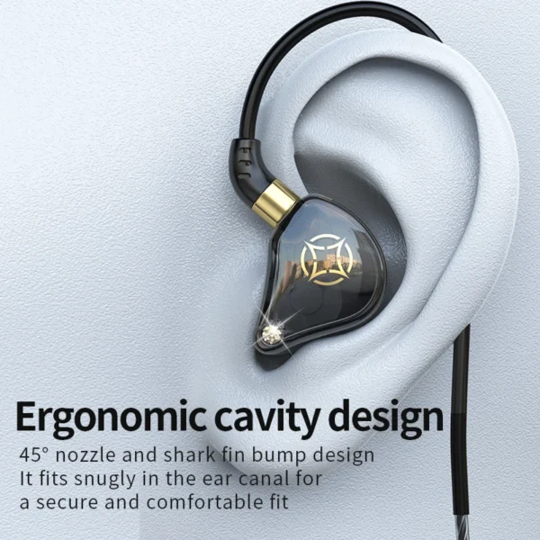 Type C Wired Earphone HiFi Earbuds 3.5mm Wired Headphones with Microphon Bass Stereo Earbuds Music Sport Headset for Smartphone - Image 5