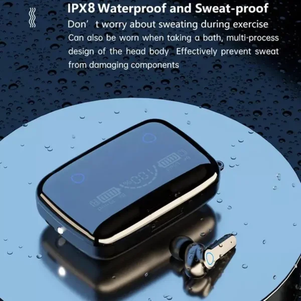 Wireless Earbuds Sport Cordless In-Ear Headphone Wireless Headphones Ear Buds 120-Hour Playtime Sports Earphones With LED Displa - Image 3