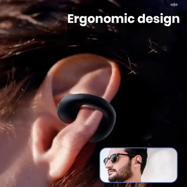 Portable Long Standby Time Automatic Connection Ergonomic Bluetooth-compatible 5.3 Wireless Earbud Home Supply - Image 3
