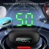 Headphones With Digital Display Wireless Ear Clip Bone Conduction Earbud & In-Ear 50H Playtime Open Ear 5.3 Blue Teeth - Image 2
