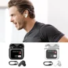 Touch Screen Earbuds Smart Noise Cancelling Earbuds Multipurpose Stylish Earbuds Portable Headphones With Charging Case For - Image 6