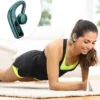 V18 Bone Conduction Headphones LED Digital Display Wireless Sports Headphones Waterproof Open-Ear Earbuds With Earhooks - Image 4