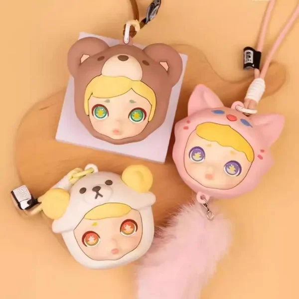 Headphones Carrying Bag Cartoon Mini Headphones Storage Bag Earbud Protective Case Wireless Earbuds Organizer Storage For - Image 2