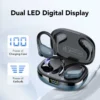 Wireless Earbuds With Earhooks, Waterproof Sports Headphones HiFi Stereo Earphones With Mic ENC Noise Cancelling Headsets Deep B - Image 3