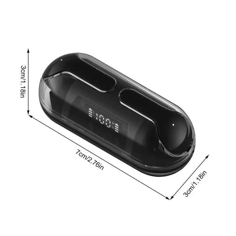 Wireless Earpiece For Work Wireless 5.3 Noise Cancelling Workout Headphones Sports Earbuds Compact Headphones Running Earbuds - Image 6