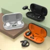 LED Wireless Bluetooth Headphones Hifi Bone Conduction Earbuds Waterproof Open Ear Hanging Headset ENC Noise Canceling Earphones