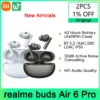 Global Version realme Buds Air 6 Pro True Wireless Earphone 50dB Deep Sea Noise Reduction 2.0 LDAC IP55 Headphone