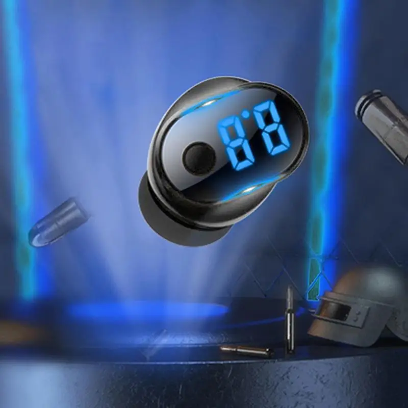 Mini Invisible Earbuds Wireless Single Ear Earbuds For Small Ears Women Digital Display In Ear Earphones Small Ear Canals - Image 4