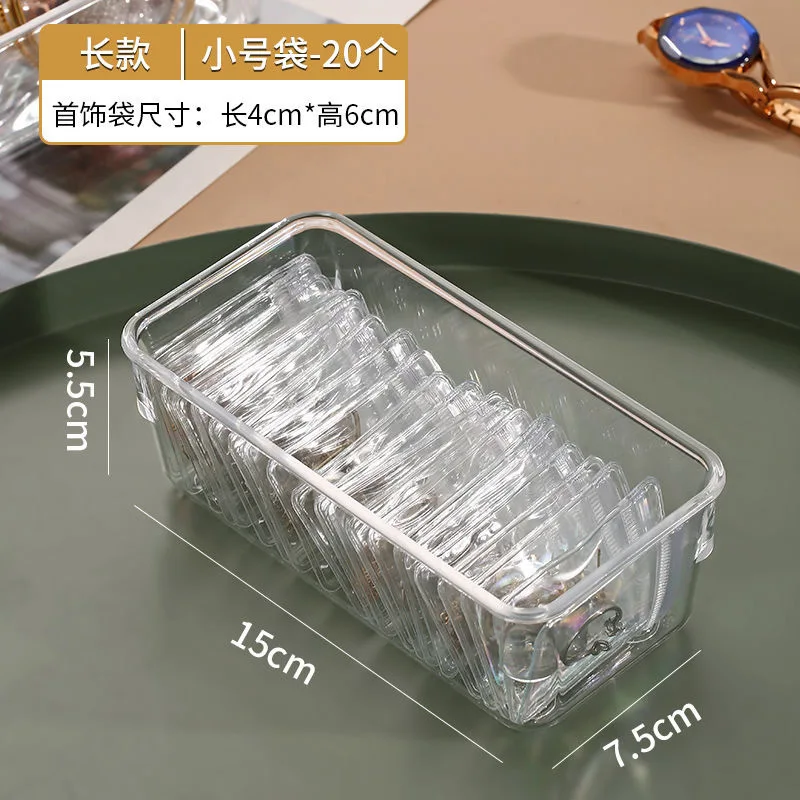 Acrylic Earring Earbuds Storage Boxes Removable 1-Layer Makeup Jewelry Drawer Box Transparent Nail Display Organizer - Image 5