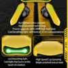 Wireless Headphones For Laptop Wireless Ear Headphones Workout Earphones Long Battery Life Phone Earbuds With Breathing Light - Image 4