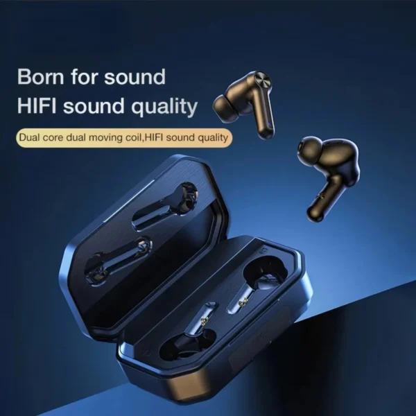LP3 Pro Earphones TWS Bluetooth 5.0 Wireless HIFI Music Headset Display 1200mAh Battery Headphones Gaming Earbuds - Image 2