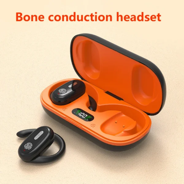 LED Wireless Bluetooth Headphones Hifi Bone Conduction Earbuds Waterproof Open Ear Hanging Headset ENC Noise Canceling Earphones - Image 6