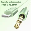 USB-C Wired Headphone 3.5mm 3 5 Jack Earbud HiFi in-Ear Headset For Samsung Galaxy S24 S23 S22 S21 Ultra A54 A53 Type C Earphone - Image 5