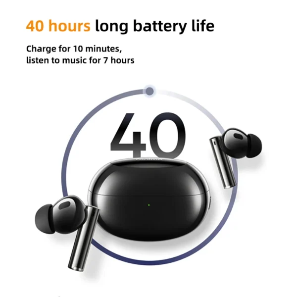 realme Buds Air 5 Pro Bluetooth Earphone 50dB Active Noise Cancelling LDAC Bluetooth 5.3 Wireless Headphone - Image 6