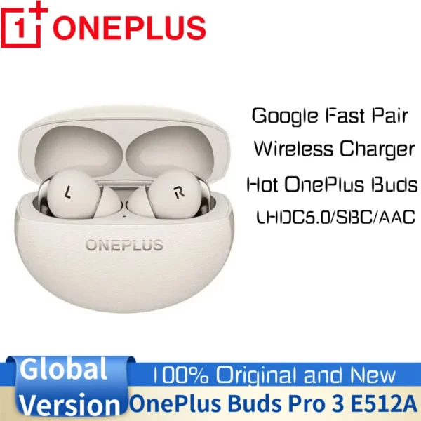 Hot OnePlus Buds Pro 3 E512A, TWS AI Clear Earphone, Google Fast Pair, For OnePlus 12 Nord 4 Global Original New Sealed Earbuds