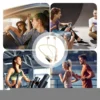 Wireless Earphones Neckband Headphones Digital Display Screen Sports Headset Halter Magnetic Earbuds - Image 5