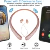 Wireless Neckband Bluetooth Headset Bluetooth 5.0 HIFI Sound Quality Earphone Pure Stereo Sports Headset Earphones Earbuds &Mic - Image 2