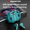 Monster XKT10 Bluetooth Earphones Wireless Headphones Gamer Headset Waterproof TWS Noise Reduction With Microphone Sports Earbud - Image 5