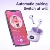HOCO EQ1 TWS Wireless Bluetooth 5.3 Earphone LED Display Charging Box Touch Control Music Earbuds Sports Headset With Microphone - Image 5