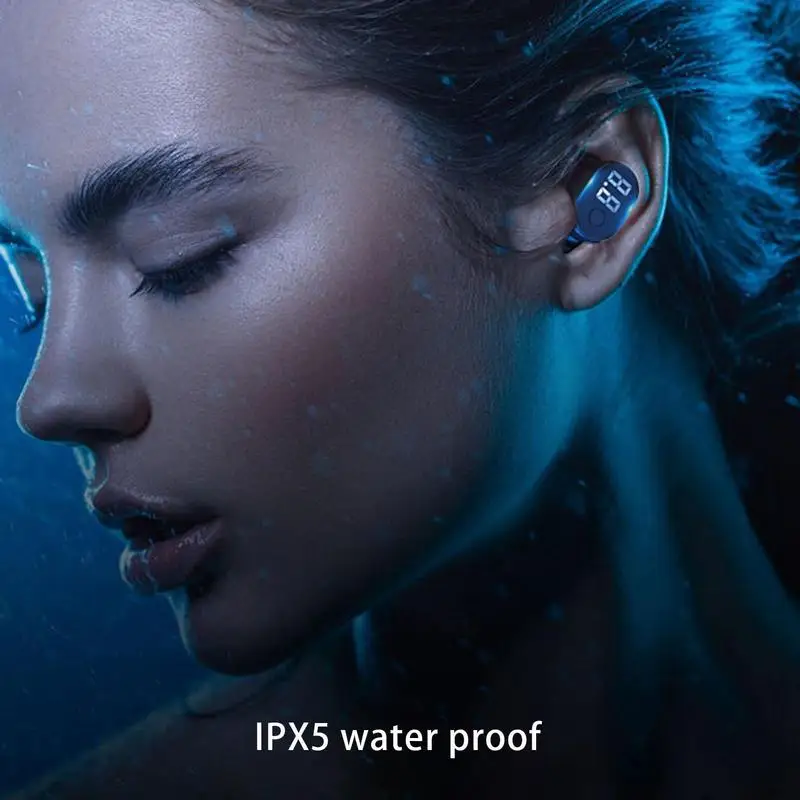 Mini Invisible Earbuds Wireless Single Ear Earbuds For Small Ears Women Digital Display In Ear Earphones Small Ear Canals - Image 2