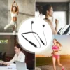 Wireless In-Ear Headphones Magnetic Wireless 5.0 Neckband Earphones Hands-Free Calls Unisex Sports Earbuds For Business Gym - Image 2