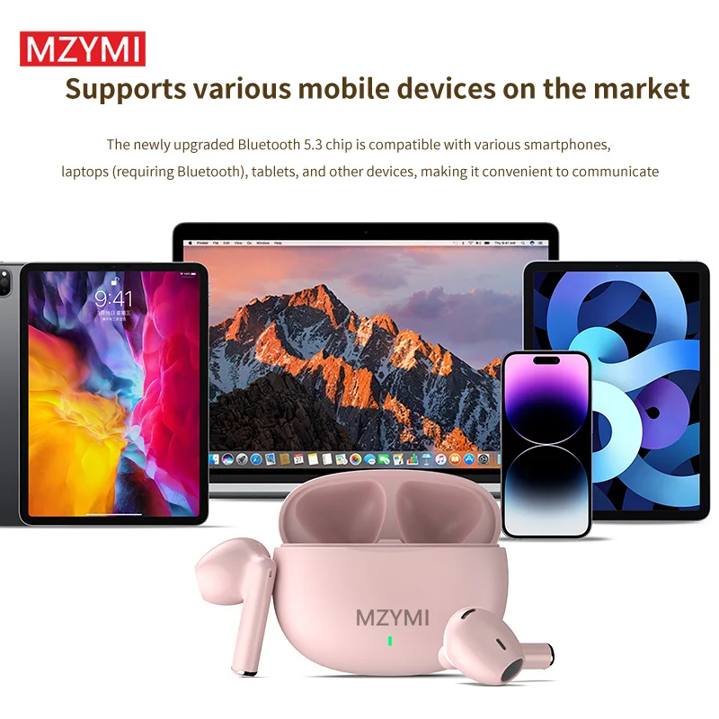 MZYMI Bluetooth 5.3 Earphone AP09 TWS Wireless Earbuds Hifi Sound Sports Headset Waterproof Touch Headphones With Mic For Phone - Image 5