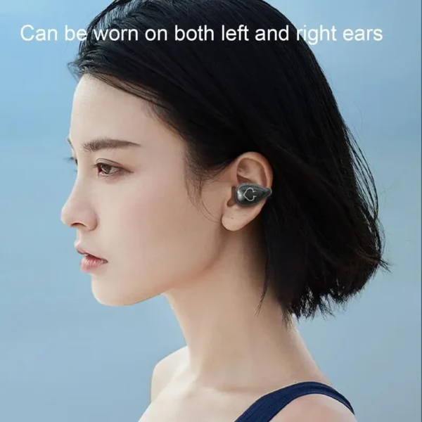 Wireless Ear Clip Waterproof Noise Cancelling Wireless Earbuds Ear Clip Headphones Noise Cancelling Open Ear Headset 6Hrs - Image 2