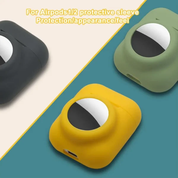 Headset Case Durable Anti-drop Scratch-resistant with Air-Tag Wireless Bluetooth-compatible Earbuds Case - Image 5