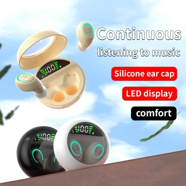 SK TWS 5.4 Bluetooth Headphones In Ear Wireless Earphones With Mic HD Earbuds HiFi Music Sports Headset For iPhone Huawei Xiaomi - Image 6