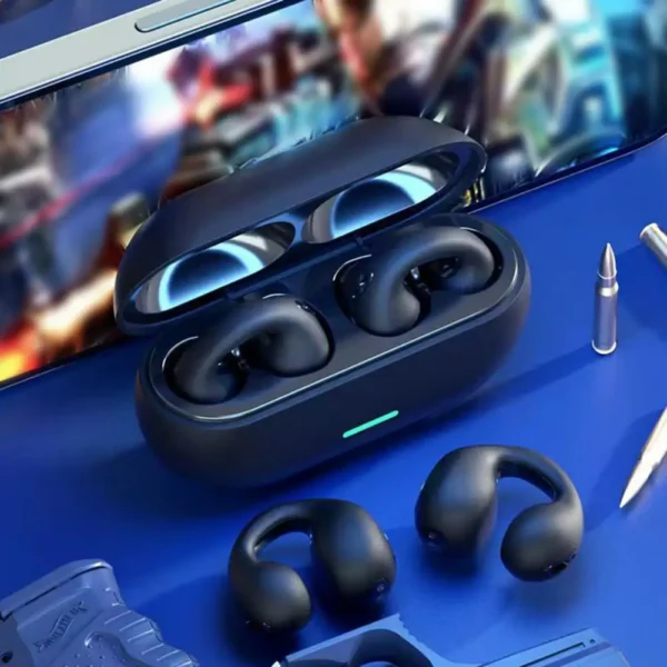 Portable Long Standby Time Automatic Connection Ergonomic Bluetooth-compatible 5.3 Wireless Earbud Home Supply - Image 2