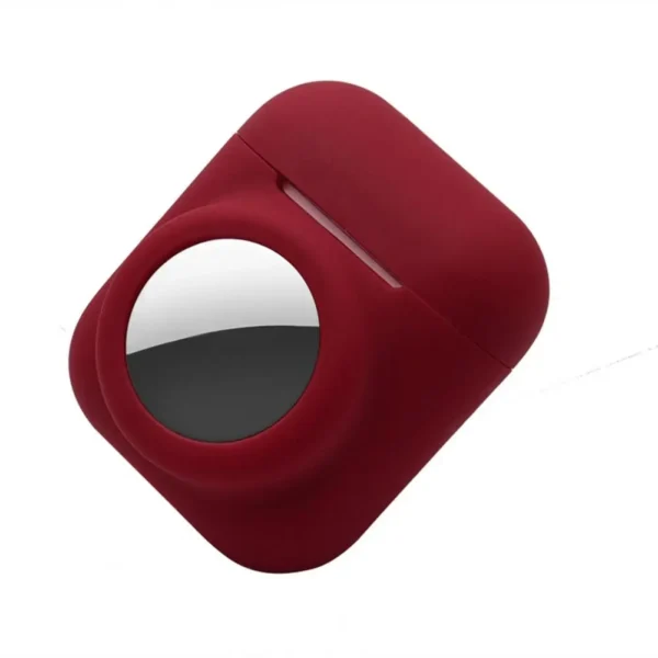 Headset Case Durable Anti-drop Scratch-resistant with Air-Tag Wireless Bluetooth-compatible Earbuds Case - Image 2