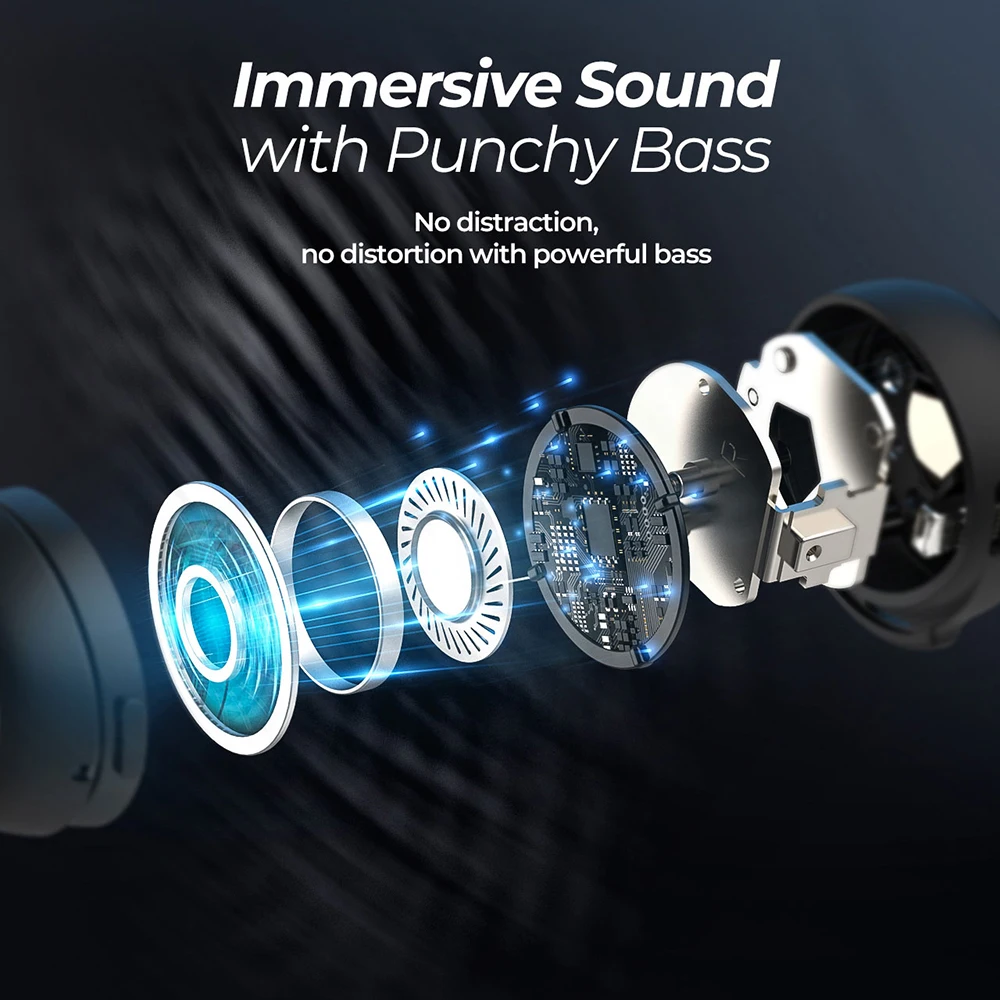 Mpow M30 Upgraded Bluetooth 5.3 Earphones Wireless Headphone with Deep Bass IPX7 Waterproof 25H Talktime 2023 Sports TWS Earbuds - Image 4