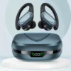 Wireless Earbuds With Earhooks, Waterproof Sports Headphones HiFi Stereo Earphones With Mic ENC Noise Cancelling Headsets Deep B