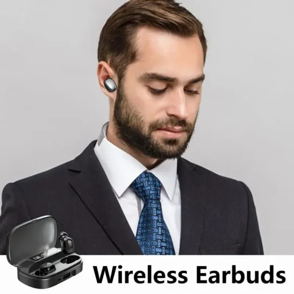 Wireless Earphones True Wireless Stereo Hifi Sound Ear Buds Fast Charging Earbud & In-Ear Headphones For Cycling Running Sports - Image 4