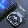 Ear-mounted Air conduction Bluetooth Headset Open Ear Bone Conduction Earhook ultra-long Battery Life TWS Sports Waterproof Buds - Image 4