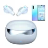 Workout Earbuds Wireless No Delay Wireless Ear Headphones Stereo Sound Earbuds Dust-Proof Reflective Mirror Design Waterproof