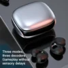 Wireless Earbuds with Real-time Power Monitoring Healthy Ear Clip Design Hifi Sound Wireless Headphones with Led for Workout - Image 5