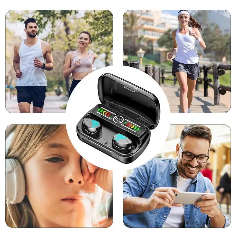 Noise Cancelling Earbuds Noise Cancelling Stereo Earphones Multipurpose Portable Headphones Sweat-Resistant Earphones For Indoor - Image 4