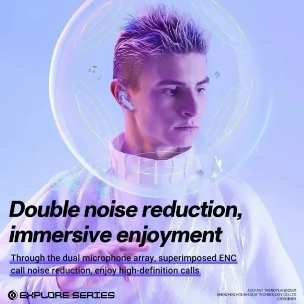 TWS T8 Earbuds Bluetooth 5.3 HI-FI Lossless Music Wireless Headphone in-Ear Earphone Sports ENC Noise Reduction Headset - Image 4