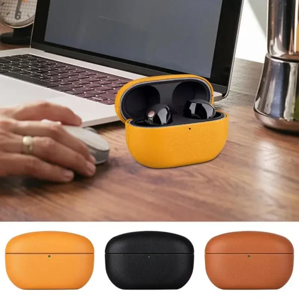 Leather Case For SONY WF-1000XM5 3D New For Sony Headphone Cover Case Cover Shock Full-Body For WF-1000XM5 Case - Image 3