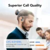 Wireless Earbuds With Earhooks, Waterproof Sports Headphones HiFi Stereo Earphones With Mic ENC Noise Cancelling Headsets Deep B - Image 4