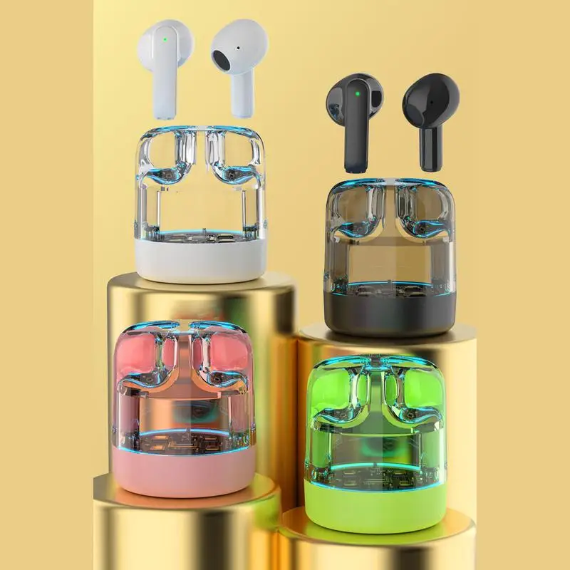 In-Ear Wireless Earbuds Noise Reduction Workout Earphones Noise Reduction Earphones With Cute Duck And Long Battery Life For Men - Image 5