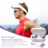 Wireless Earbuds In-Ear Headphones Wireless Headset Noise Cancelling Earphones Heart Shape Wireless Earbuds Stylish In Ear - Image 2
